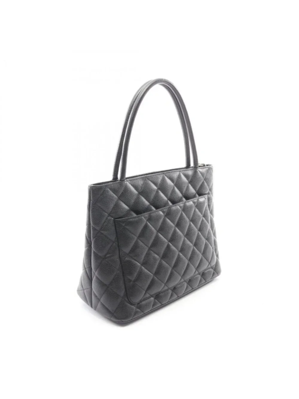 Chanel Tote Reissue Black Caviar Leather